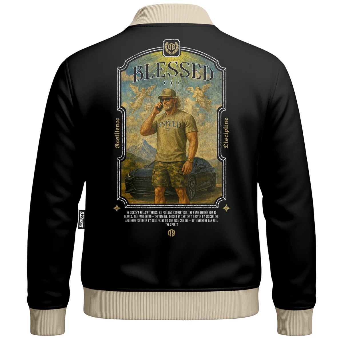 Bluza Baseball Blessed - Czarna