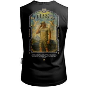 Tank Top Blessed - Czarny