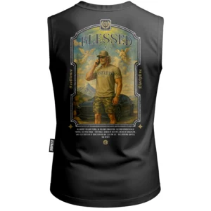 Tank Top Blessed - Grafitowy