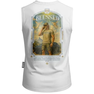 Tank Top Blessed - Biały