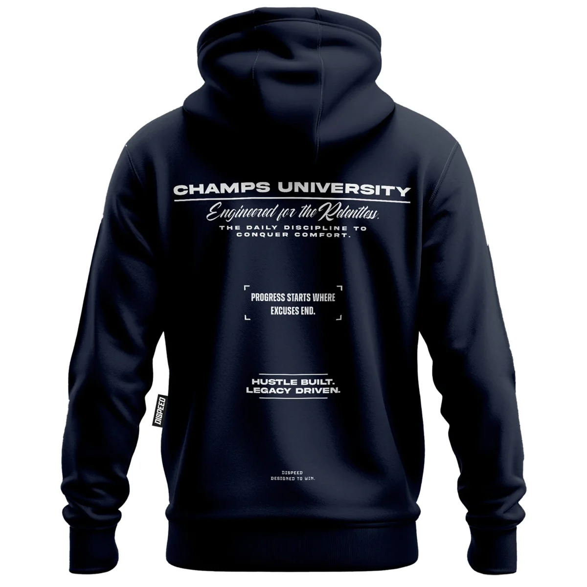 Bawełniana bluza z kapturem Champs II - Granatowa