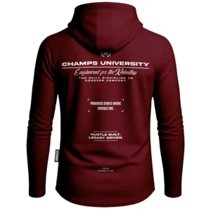 UltraLight Hoodie Champs II - Bordowe