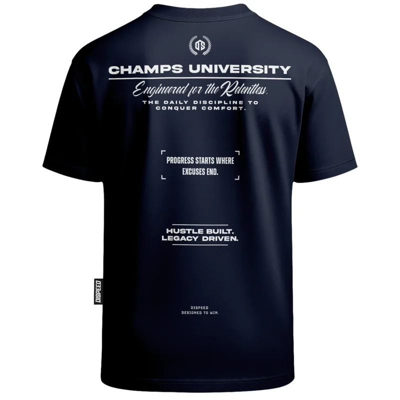 T-shirt Oversize Champs II - Granatowy