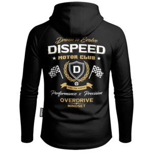 UltraLight Hoodie Motor Club - Czarny