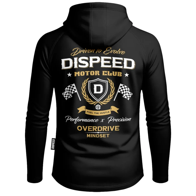 UltraLight Hoodie Motor Club - Czarny
