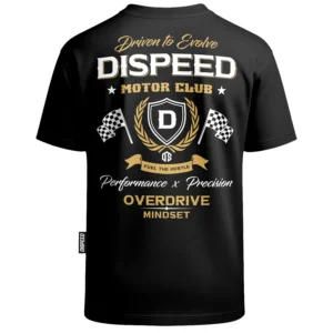 T-shirt Oversize Motor Club - Czarny