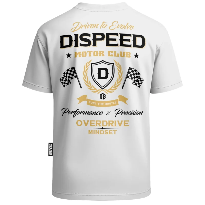 T-shirt Oversize Motor Club - Biały