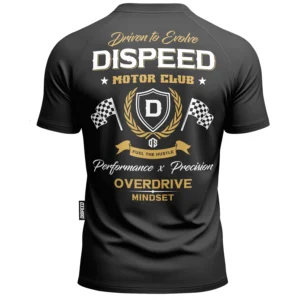 T-shirt SLIM Motor Club - Czarny