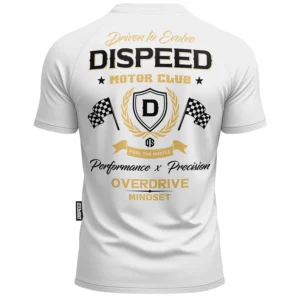 T-shirt SLIM Motor Club - Biały