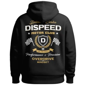 Bluza z kapturem Oversize Motor Club - Czarna