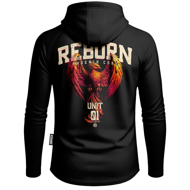 UltraLight Hoodie Reborn - Czarny