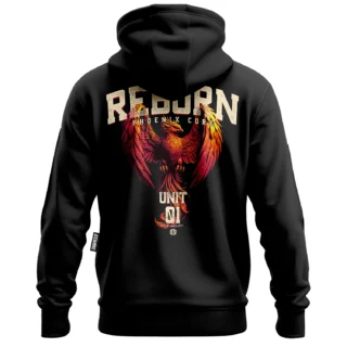 Lekka bluza z kapturem Reborn - Czarna