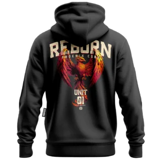 Lekka bluza z kapturem Reborn - Grafitowa