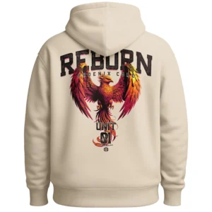 Bluza z kapturem Oversize Reborn - Beżowa