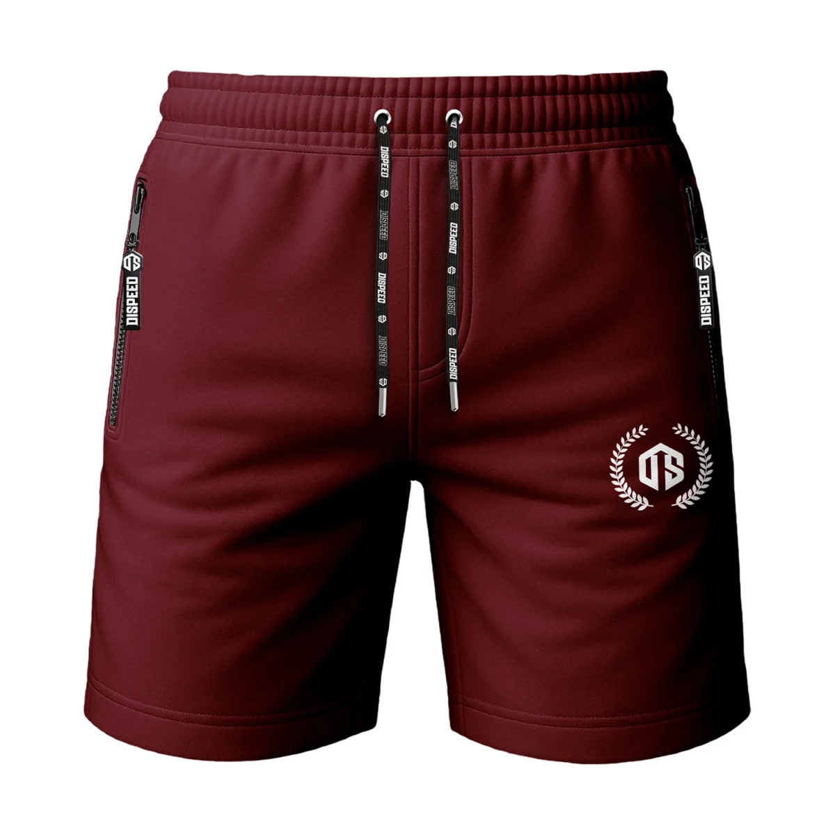 Krótkie spodenki bawełniane Champs II - Bordowe