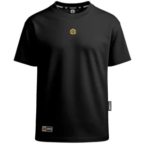 T-shirt Oversize Sygnet - Czarny