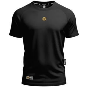 T-shirt SLIM Sygnet - Czarny