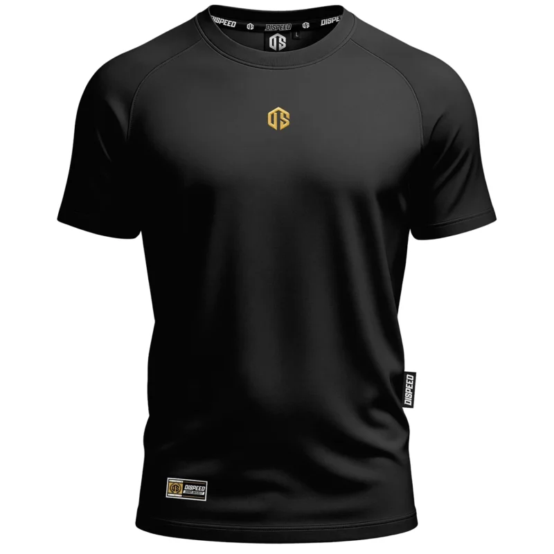 T-shirt SLIM Sygnet - Czarny