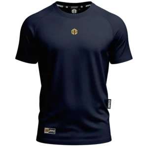 T-shirt SLIM Sygnet - Granatowy