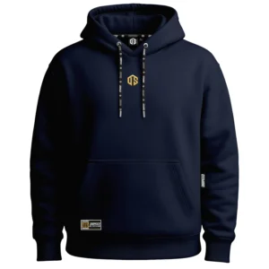 Bluza z kapturem Oversize Sygnet - Granatowa