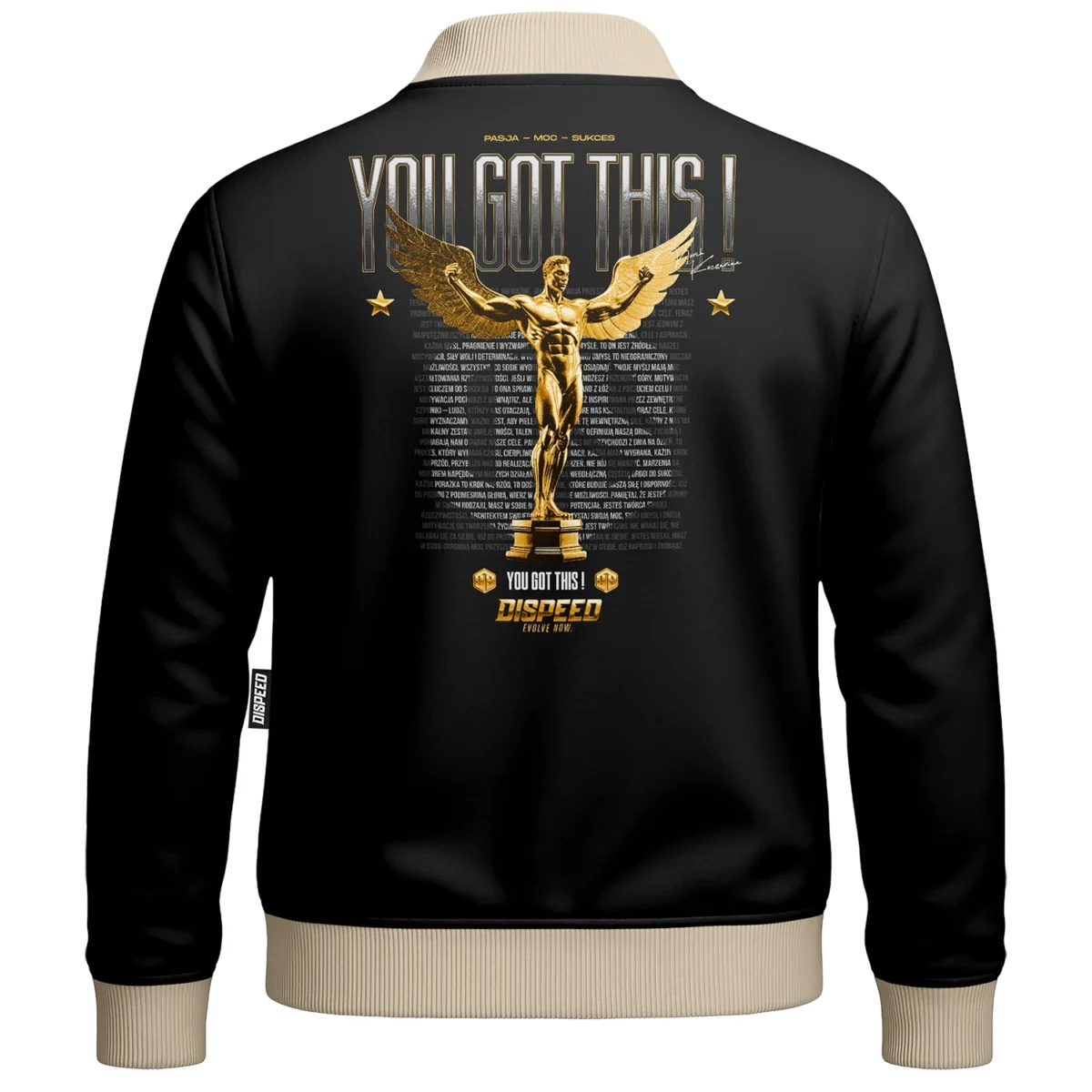 Bluza Baseball You Got This - Czarna