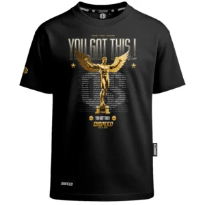 T-shirt Oversize You Got This - Czarny
