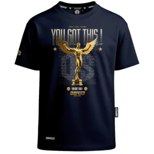 T-shirt Oversize You Got This - Granatowy