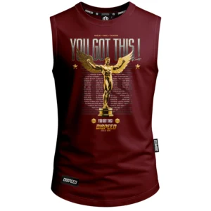 Tank Top You Got This - Bordowy