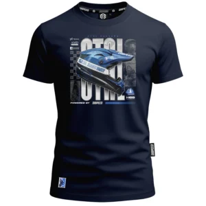 T-shirt bawełniany Blue Helmet Stal Rzeszów - Granatowy