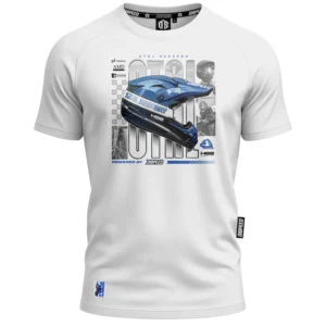 T-shirt bawełniany Blue Helmet Stal Rzeszów - Biały