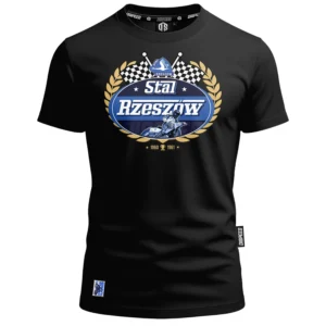 T-shirt bawełniany Stal Rzeszów - Victory 1960 / 1961  - Czarny